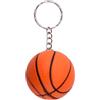 Guqqeuc Portachiavi con palla antistress 3D, regalo per la migliore amica, regalo di Natale per figlia, figlio, basket, calcio, golf, cricket, portachiavi regalo