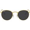 Ray-Ban Occhiali, Metallo Tondo, 53 Unisex-Adulto