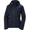 Helly Hansen Donna W Crew 2.0 Giacca con cappuccio, Blu Navy, M