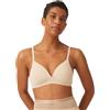 Naturana 5166, Reggiseno da donna imbottito, per tutti i giorni Beige 3D