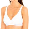 Playtex Reggiseno senza Ferretto Criss Cross Femminile in Cotone Supporto Perfetto x1 Donna, Bianco, 4B