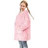 Uplayteck Coperta con Maniche e Cappuccio per Bambini, Vestaglia Super Morbida in Pile, Calda e Confortevole Felpa Coperta Indossabile Oversize per Ragazza