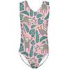 Kuiaobaty Costume da bagno estivo per bambina, costume intero per spiaggia, piscina, costume da bagno per bambini, Motivo bradipo, 9-10 Years