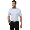 Vincenzo Boretti Camicia Uomo Eleganti, Taglio Aderente/Slim-Fit, Collo Classico, Manica Corta, in Tinta Unita - Non Stiro/Non-Iron
