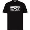 Emporio Armani Maglietta T-Shirt Uomo EA7 6RPT62 PJ03Z, Manica Corta, Girocollo (Nero, L)