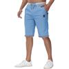 Djtnzdm Bermuda Cargo Estivi Pantaloncini Uomo Cotone Lavoro Golf Sportivi Pantaloni Corti Casual Shorts Uomo Blu Cielo M