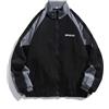 Agiyenna Giacca Sportiva alla Moda da Uomo Giacca in Felpa Y2K con Zip Cappotto Invernale con Giacca con Colletto alla Coreana Cappotto Hip Hop da Uomo Giacca di Transizione Casual Giacca da Baseball