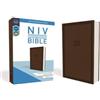 NIV, Value Thinline Bible, Leathersoft, Brown, Comfort Pr (Rilegato in ecopelle)