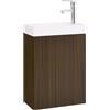 SoBuy Mobile Sottolavabo per Bagno Salvaspazio Mobiletto Bagno Sottolavabo Sospeso Design Moderno 40x22x56cm BZR196-BR