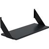 AKKE Mensola da Muro Design Bagno Cucina Nero 80cm x 20cm