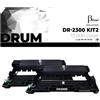 Betaink 2 Tamburi Compatibili DR-2300 per stampanti Brother HL L2300D HL-L2340DW HL-L2360DN L2365DW DCP-L2500D L2520DW DCP-L2560DW L2540DN MFC-L2700DW MFC-L2740DW L2720DW L2740 da 12.000 copie