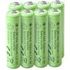 Generico Batterie Ricaricabili AAA Ni-MH, 1,2V 1000mAh, Set da 8