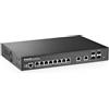 MokerLink Switch gestito PoE a 8 porte 2,5 Gigabit, 8x2.5G POE, Ethernet 2x10G, SFP+ 4x10G, IEEE8023af/at PoE 120W, Web/CLI L3 gestito, Desktop|Switch di rete per montaggio su rack