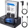 GRAUGEAR Bidirezionale Clone Station per M2 NVMe SSD M.2, SATA SSD, 2,5/3,5 Hard Disk [Clonazione bidirezionale] Docking Station I M2 SSD Clonstation I SSD esterno I Hard Disk Docking station I