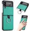 XNCVBD Custodia a portafoglio per cellulare compatibile con Samsung Galaxy Z Flip 3 5G, con anello, custodia protettiva in pelle PU di alta qualità