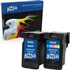 RINKLEE Sostituzione per Canon PG-540XL CL-541XL Cartuccia d'Inchiostro Compatibile con Canon Pixma MG3250 MG3550 MG4250 MG3150 MX395 MX535 MG3650 MG2250 MG2150 MX475 MX435 MG4150 | 1 Nero, 1 Colore