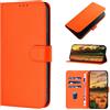 CASEONJAN Cover per iPhone 14 Pro Max, Custodia a Portafoglio Cover a Libro in Pelle PU [Slot per Schede], Flip Caso Antiurto Case per iPhone 14 Pro Max (Arancione)