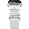 EIHAIHIS Compatibile con Cinturini in Silicone per Apple Watch 38mm 40mm 41mm 42mm 44mm 45mm 49mm, Decorativi con Diamanti in Metallo per Cinturini Accessori per iWatch Ultra 8 7 6 5 4 3 SE,lettera L