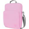 Dadanism 9-11 Pollici Tablet Custodia Borsa con Tracolla, Fiore Rosa