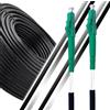Elfcam® -25 m Cavo in fibra ottica per esterno LC/APC a LC/APC OS2 Simplex monomodale diametro cavo 5,0 mm, 25 metri