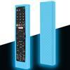 Hydream Custodia in Silicone Compatibile con Sony Bravia TV Telecomando RMT-TX100D RMT-TX300E RMT-TX310E RMT-TX200E RMF-TX200C per Sony Remote Protettiva Cover Anti-Scivolo Cassa Copertura (Blu Fluorescente)