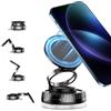 Dehuft Supporto Magnetico Auto - Staffa con Magneti N58 in Lega di Zinco, Ventosa Sottovuoto Super Aderente, Braccio Regolabile 360° per Cruscotto e Parabrezza, Compatibile iPhone e Android