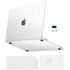 MOSISO Custodia Compatibile con MacBook Neo 13 pollici Cover 2026 A18 Pro | Copritastiera&Pellicola Schermo&Copri Webcam&Colore Originale Fedele Rigido Opaco Case per Neo 13 A3404, Trasparente