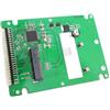 NGFF Box esterno in plastica bianca per SSD mSATA da 50 mm Mini PCI-E SATA a IDE PATA a 44 pin da 2,5 pollici, compatibile con notebook e laptop.