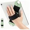 FINTIE Supporto Universale per 9-11 Pollici Tablet & eReader, [Girevole a 360 Gradi] Impugnatura Regolabile Portatile e Sicura Mano Cinturino Titolare per Tablet iPad/Samsung/Xiaomi, (Salvia Verde)