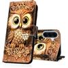 DiaryTown Cover per Samsung Galaxy A57 5G Custodia in PU Pelle a Libro Motivo Flip Caso Magnetica Portafoglio RFID Carta Slot Antiurto Protettiva Cover per Galaxy A57 5G - Gufo