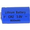 SKTNAIHGV Batteria al litio ricaricabile CR2, 800 mAh, 3 V, per il dispositivo del sistema di sicurezza del professionista generale