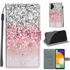 KENHONER Custodia per Samsung Galaxy A13 4G/5G/A04S, rosa | Portafoglio Pelle PU, Magnetica, Resistente Agli Urti, Scomparto Carte Credito, Pieghevole, Flip Libro, Motivo