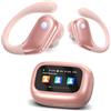 ZZU Auricolari wireless, Bluetooth 5.4, cuffie sportive con custodia di ricarica intelligente, cancellazione del rumore ENC, auricolari con impermeabilità IPX7 e suono stereo bassi per iOS, Android