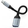 FiveBox Adattatore da USB C a USB, cavo adattatore OTG USB tipo C maschio a femmina, adattatore da USB C a USB A per iPhone 17 Pro/Max/16/15, iPad Pro, Samsung Galaxy S25 S24 S23, MacBook Pro/Air