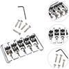 1 PC Metallo fisso Hard-Tail-Tail 5 String Saddle Bridge Accessori Accessori