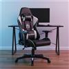 Sedia da gaming con schienale alto e funzione reclinabile, in similpelle, ideale