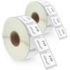 BETCKEY - 2 Rotoli 11353 Etichette Compatibile con DYMO S0722530, 13mm x 25mm, 2000 Etichette Multiuso Utilizzo per LabelWriter 450 4XL NON per 550 o 5XL