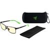 Gunnar occhiali videogiochi e computer |Kids Gaming Glasses (age 8-12) | Razer FPS Mini, Colore del Cornice: Onyx Acid, Tinta de Lenti: Ambra (Blocca 65% luce blu e 100% UV luce)| lente brevettata