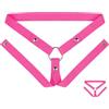 Fyhqwf 2 Pezzi Cintura Di Castità Maschile - Cintura Di Castità - Cintura Di Castità Per Uomo Elastica Con Gabbia Per - Taglia Unica Per La Maggior Parte Degli Uomini (Rosa)