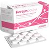AESSERE FERTYN Donna - Integratore Fertilità Donna con Acido Folico, D-Chiro Inositolo, Agnocasto, Coenzima Q10 e Resveratrolo, Supporto Preconcezionale e Pre Gravidanza - 60 Capsule - Made in Italy