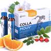 COLLAMOUV 100% Naturale Collagene da Bere 10000mg - Collagene Liquido Idrolizzato con Vitamina C ed Estratto di Rosa Canina per Supporto Articolazioni - Collagen Drink per Articolazioni in Salute