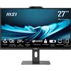 MSI Pro AP272P 14M-495EU Intel® Core™ i7 i7-14700 68,6 cm (27") 1920 x 1080 Pixel PC All-in-one 16 GB DDR5-SDRAM 1 TB SSD Windows 11 Wi-Fi 6E (802.11ax) Nero [PRO 14M-495EU]