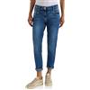 Cecil - 3819005, Jeans Slim Leg con Turn-Up e Leo Tape Donna
