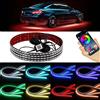 GDICONIC Kit di luci sottoscocca per auto, kit di illuminazione sottoscocca per auto, kit di illuminazione sottoscocca a LED RGB con strisce LED RGB per controllo tramite app Bluetooth, luci atmosferiche