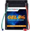 Electronicx GEL-YB2.5L-C Batteria Moto 12V 2,5Ah - sigillata, senza manutenzione, compatta (81×77×102 mm), 25A CCA - per scooter, ciclomotori, quad, rasaerba, jetski - resistente e affidabile