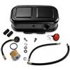 Generico Kit Serbatoio + Tappo + Supporto Filtro Nafta + Tasselli Serbatoio + Tubo Collegamento compatibile per motori Lombardini Diesel LDA 450 LDA 510 3LD510 per motozappa e motocoltivatore