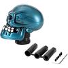 EBTOOLS Pomello A Forma Di Teschio Cambio Con Retromarcia A Siringa Teschio Metallo Calavera Azul Marche Adatte Per Universale Aut