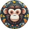 Generic Monkey Pattern Copertura della Gomma Durevole Copri Ruota di Scorta Impermeabile Copricerchi per Automobile Rimorchi Truck 14inch