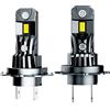 SOFOC H7 Lampadina 12V DC LED PX26D Faro Antinebbia Avvio Rapido Ventola Integrata Bianco Puro 6500K 3000LM 300% Più Luminosa 18W 70% Risparmio Energetico 2pcs