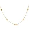 MIORE Collana Argento 925 placcata oro 18kt Collana Donna 40 cm, estendibile fino a 44 cm, Made in Italy, gioiello anallergico confezionato in un elegante astuccio portagioie